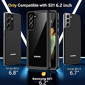 abordables Coques Samsung-Coque de téléphone pour Samsung Galaxy S24 S25 Ultra étui complet transparent avec protection d&#039;écran transparent étanche TPU PC