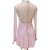economico Abiti da Pattinaggio Artistico-Vestito da pattinaggio artistico Per donna Da ragazza Pattinaggio sul ghiaccio Vestiti Completi Rosa Retato Elastene Elevata elasticità Competizione Vestiti da pattinaggio sul ghiaccio Fatto a mano