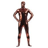 cheap Glossy-Shiny Zentai Suits Cosplay Costume Catsuit Carnival Costume Full Body Suit Men&#039;s Women&#039;s Sex Sexy Costume Solid Colored Spandex Latex Costume for Halloween Adults&#039;