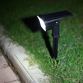 economico Fari Esterni-2pcs riflettore di paesaggio solare all&#039;aperto 2 modalità di luminosità 2 in 1 riflettore di paesaggio solare ip67 luce esterna solare impermeabile luci di via della luce del prato