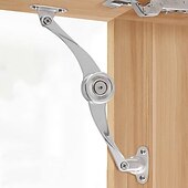 billige bygningsmateriell-2 stk hydrauliske tilfeldig stoppede hengsler kjøkkenskapdør justerbar polert hengsel møbler løfte opp klaff stag støtte hardware