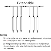 abordables Guirlandes lumineuses à brancher-2 pack pluie de météores lumières de noël en plein air 30cm 8 tubes 192 led chute pluie lumières plug in glaçon neige guirlandes en cascade pour arbre de noël décorations de patio de vacances