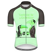 abordables Maillots pour hommes-Homme Maillot Velo Cyclisme Manche Courte Cyclisme Maillot Top avec 3 poches arrière VTT Vélo tout terrain Vélo Route Cyclisme Respirable Séchage rapide Résistant aux ultraviolets Jaune Rose Noir