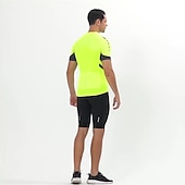 cheap Women's Jerseys-Men's Cycling Jersey Solid Color Short Sleeve Bike Jersey with 3 Rear Pockets Mountain Bike MTB Road Bike Cycling Breathability Reflective Strips Back Pocket Ultra Light Fabric Sports Dark Grey White