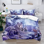 economico Set copripiumino-biancheria da letto 3d copripiumino con stampa stampata in marmo set di biancheria da letto copripiumino con 1 copripiumino o copripiumino con stampa stampata ， 2 federe per matrimoniale / regina / re