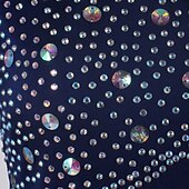 billige konkurranse kjole-Kunstløp Kjole Krystall / Rhinestone Dame Jente Trening Ytelse Langermet Høy Netting Spandex