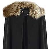 levne Pláště a pláštěnky-Retro Středověké Přehoz Maškarní Běžný Princ Viking Aristokrat Maškarní kostým Pánské Viking Karneval Nový rok Plesová maškaráda Večírek Dospělé Přehoz Podzim zima