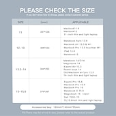 お買い得  ラップトップバッグ、ケース、スリーブ-ラップトップスリーブ 12 &quot; 13 &quot; 15 &quot; インチ と互換性があります Macbook Air Pro, HP, Dell, Lenovo, Asus, Acer, Chromebook Notebook 防水機能 耐衝撃 PUレザー 純色 のために 営業所