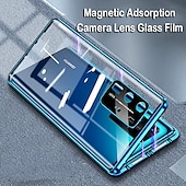 رخيصةأون جراب للهواتف الأخرى-هاتف غطاء من أجل هواوي Hwawei P40 P30 P20 Pro Lite غطاء كامل للجسم شفاف حماية كاملة للجسم جهتين مضاعفتين لون سادة زجاج مقوى معدن