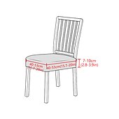 tanie Pokrowiec na krzesło do jadalni-pokrowce na krzesła do jadalni z wiązaniami bordowe elastyczne pokrowce na krzesła żakardowe zdejmowane nadające się do prania pokrowce na siedziska krzeseł kuchennych