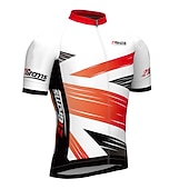 voordelige Heren shirts-Voor heren Wielrenshirt Geometrisch Geometrie UK Korte mouw Fietsen Shirt Kleding Bovenlichaam met 3 achterzakken Bergracen Wegwielrennen Sneldrogend Reflecterende strips Achterzak Vochtregelerend