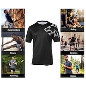 economico Maglie da uomo-Per uomo Manica corta Maglia in discesa Gradiente Lupo Bicicletta Superiore Ciclismo da montagna Cicismo su strada Verde foresta Nero Verde Elastene Poliestere Traspirante Asciugatura rapida