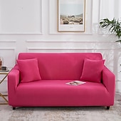 cheap Sofa Cover-Stretch Sofa Cover Slipcover Burgundy Elastic Modern Sectional Couch for Living Room Couch Cover Sectional Corner Chair Protector Couch Cover 1/2/3/4 Seater