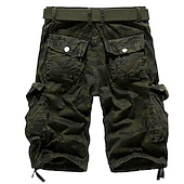 economico Classico-Per uomo Pantaloncini cargo Pantaloncini mimetici Pantaloncini da Escursionismo Multi-tasche Tasche Multiple Mimetico Traspirante All'aperto Lunghezza al ginocchio Casuale Quotidiano Streetwear