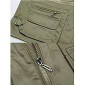 billiga Gilets-herr vandringsväst / gilet fiskeväst utomhus lätt, andas, slitstyrka, flera fickor, resor, last, safari, väst, topp, enkel, skjutreglage, camping, jakt, fiske, svart, röd, grön, khaki