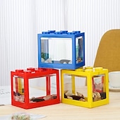 ieftine Decor &amp; Pietriș de Acvarii-pvc acvariu pește betta mini acvariu accesorii pești betta decor bloc de construcție ornamental acvariu acvariu decorare animale de companie