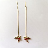 cheap Earrings-Women&#039;s Earrings Chic &amp; Modern Street Bird Earring / Red / Blue / Fall / Winter / Spring