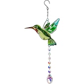 Χαμηλού Κόστους Αγάλματα-suncatcher bird κρυστάλλινη σφαίρα πρίσμα παραθύρου γείσο ουράνιο τόξο maker κρεμαστό ηλιοσυλλέκτη