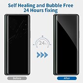 preiswerte Bildschirmschutzfolien für Samsung-2 Sätze Schutzfolie Für Samsung Galaxy Z-Falte 6 Z Fold 5 Z Fold 4 Z Fold 2 Z Fold 3 TPU-Hydrogel 9H Härtegrad Selbstheilung Anti-Fingerprint High Definition (HD) Ultra dünn