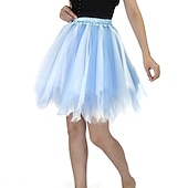 cheap Petticoat-Classic Lolita 1950s Cocktail Dress Dress Petticoat Hoop Skirt Crinoline Ballet Dancer Solid Colored Princess Women&#039;s Girls&#039; Wedding Party Bachelorette Party Adults&#039; Petticoat