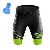 voordelige Heren Shorts, Panty&#039;s &amp; Broeken-Voor heren Fietsbroek Gevoerde wielrenshorts Fietsen Gewatteerde shorts Bergracen Wegwielrennen Sport 3D-pad Fietsen Ademend Sneldrogend Geel Rood Polyester Spandex Kleding Wielrenkleding