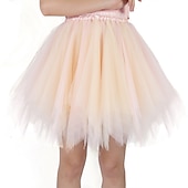 cheap Petticoat-Classic Lolita 1950s Cocktail Dress Dress Petticoat Hoop Skirt Crinoline Ballet Dancer Solid Colored Princess Women&#039;s Girls&#039; Wedding Party Bachelorette Party Adults&#039; Petticoat
