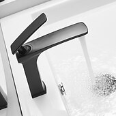 economico Classici-rubinetto lavabo bagno - classico / cascata nichel spazzolato / galvanizzato / finiture verniciate monocomando rubinetti vasca monoforo