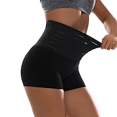 cheap Control Panties-Women&#039;s Shapewear Casual / Sporty Shorts Scrunch Butt Shorts Anti Chafing Shorts Short Pants Weekend Yoga Stretchy Solid Colored Tummy Control Butt Lift High Waist Skinny  Home Outfits