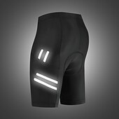 billige Shorts, tights og bukser for menn-WOSAWE Herre Sykkelshorts Fôrede sykkelshorts Sykkel Fôrede shorts MTB-shorts Semi-formsydd Fjellsykling Veisykling sport Sykling Pustende Hurtigtørkende Myk Svart Silikon Lycra Klær Sykkelklær