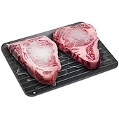 preiswerte Fleisch-Werkzeuge-Schnellauftauschale zum natürlichen Auftauen von gefrorenem Fleisch Schnellauftauplatte &amp; Brett für gefrorenes Fleisch &amp; Lebensmittel Auftaumatte Fleisch schnell auftauen