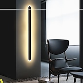 economico Luci da parete-Lightinthebox Lampada da Parete Lunga Minimalista, Lampada da Parete Moderna a LED da 40 cm/60 cm, Lampada da Parete per Soggiorno, Camera da Letto, Comodino, Lampada da Parete per Interni in