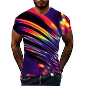 voordelige T-shirts in grote maten voor heren-Voor heren Grote maten T-shirt Groot en klein Grafisch Strakke ronde hals Afdrukken Korte mouw Zomer Ontwerper Klassiek Casual Groot en klein Dagelijks Sport Tops