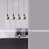 economico Luci Isola cucina-10 cm lanterna pendente design lampada a sospensione in metallo moderno 220-240v