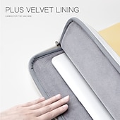 baratos Bolsas, estojos e luvas para laptop-capas para laptop 13,3&quot; 14&quot; 15,6&quot; polegadas, à prova d&#039;água à prova de choque, adequado para macbook air pro, hp, dell, lenovo, asus, acer, notebook chromebook, couro sintético cor mista, para