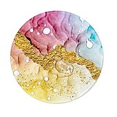 Недорогие Коврик для мыши-Базовый коврик для мыши 7.9*7.9 дюймовый Противоскользящий ЗАЩИТА ОТ ВЛАГИ Резина Ткань Коврик для мыши для компьютеров Портативный ПК Офис Дом Игры