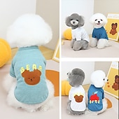 abordables Sudaderas con capucha-Ropa para perros, sudaderas con capucha para perros pequeños, chaleco para perros pequeños, ropa para chihuahua, abrigo cálido, chaqueta, trajes para cachorros de otoño, ropa para perros y gatos