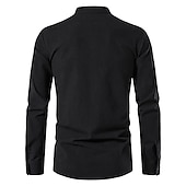 cheap Outfits-Retro Vintage Medieval Renaissance Blouse / Shirt Cosplay Costume Outfits Ren Faire Pirate Viking Crusader Men&#039;s Viking Fantasy Halloween Carnival Masquerade Casual Daily LARP Ren Faire Adults Shirt