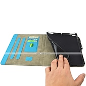 זול נרתיק iPad-לוּחַ כיסויים מכסים ל עבור Apple אייפד אייר 5 ipad 9th 8th 7th Generation 10.2 inch מסתובב360מעלות מגנטי עמיד בזעזועים פרפר פנדה נוף TPU עור PU