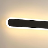 economico Luci da parete-Lightinthebox Lampada da Parete Lunga Minimalista, Lampada da Parete Moderna a LED da 40 cm/60 cm, Lampada da Parete per Soggiorno, Camera da Letto, Comodino, Lampada da Parete per Interni in