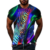 voordelige T-shirts in grote maten voor heren-Voor heren Grote maten T-shirt Groot en klein Grafisch Strakke ronde hals Afdrukken Korte mouw Zomer Ontwerper Klassiek Casual Groot en klein Dagelijks Sport Tops