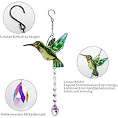 Χαμηλού Κόστους Αγάλματα-suncatcher bird κρυστάλλινη σφαίρα πρίσμα παραθύρου γείσο ουράνιο τόξο maker κρεμαστό ηλιοσυλλέκτη