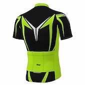 cheap Men&#039;s Jerseys-Men&#039;s Cycling Jersey Short Sleeve Bike Jersey Top with 3 Rear Pockets Mountain Bike MTB Road Bike Cycling Breathable Quick Dry Moisture Wicking Reflective Strips Black Yellow Red Polyester Sports