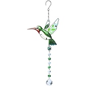Χαμηλού Κόστους Αγάλματα-suncatcher bird κρυστάλλινη σφαίρα πρίσμα παραθύρου γείσο ουράνιο τόξο maker κρεμαστό ηλιοσυλλέκτη