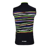levne Pánské dresy-Pánské Cyklodres Horizontální pásky Bez rukávů Kolo Dres Vrchní část oděvu se 3 zadními kapsami Horská cyklistika Silniční cyklistika Rychleschnoucí Reflexní pásky Zadní kapsa Odvod vlhkosti Sportovní