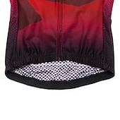 economico Maglie da donna-Per donna Maglia da Ciclismo Geometrico Manica Corta Bicicletta Maglia Top con 3 tasche posteriori Mountain Bike MTB Ciclismo su strada Asciugatura Rapida Strisce Riflettenti Tasca Posteriore
