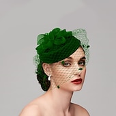 economico Fascinator-Fascinatori cappelli copricapo piume cappello pillbox per matrimoni San Valentino corsa di cavalli giornata delle donne con copricapo in piuma testa per impressionare giorno delle corse 2025
