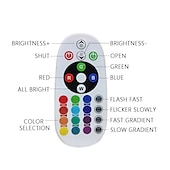 זול מנורת פרוג&#039;קטור של שקיעה-מנורת שקיעה rgb שלט רחוק 16 צבעים שלט אפליקציית bluetooth מנורת הקרנה שקיעה קשת אווירת אווירה נורת לד נורות 5w usb אורות לילה