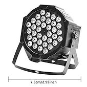 זול תאורת במה-led strobe stage par light 36w uv blacklight 36 לדים עם שלט רחוק למסיבה דיסקו מועדון ktv חתונה