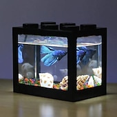 ieftine Decor &amp; Pietriș de Acvarii-pvc acvariu pește betta mini acvariu accesorii pești betta decor bloc de construcție ornamental acvariu acvariu decorare animale de companie