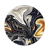 Недорогие Коврик для мыши-Базовый коврик для мыши 7.9*7.9 дюймовый Противоскользящий ЗАЩИТА ОТ ВЛАГИ Резина Ткань Коврик для мыши для компьютеров Портативный ПК Офис Дом Игры